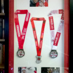 Running medals and photos