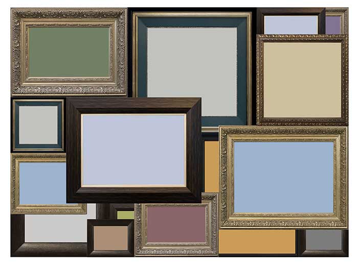 collage of frames